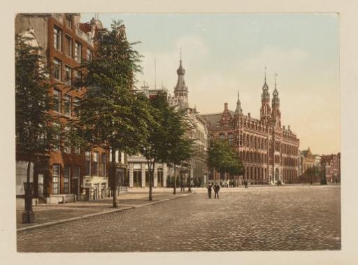 View of the Post Office in Amsterdam
