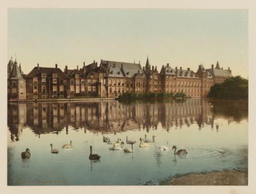View of the Binnenhof and the Hofvijver in The Hague