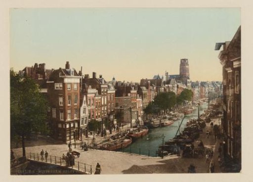 View of the Delft Canal in Rotterdam