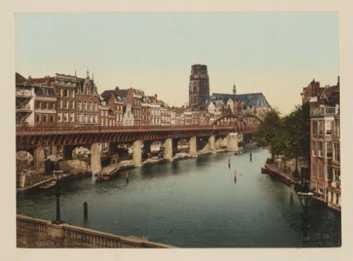 View of the Kolk in Rotterdam