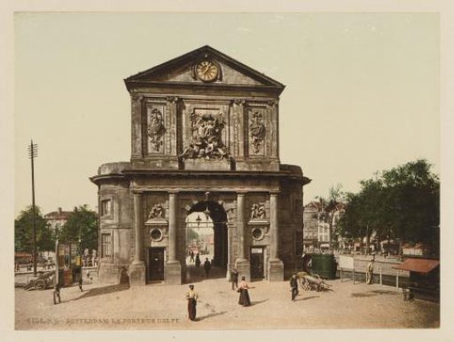 View of the Delft Gate in Rotterdam