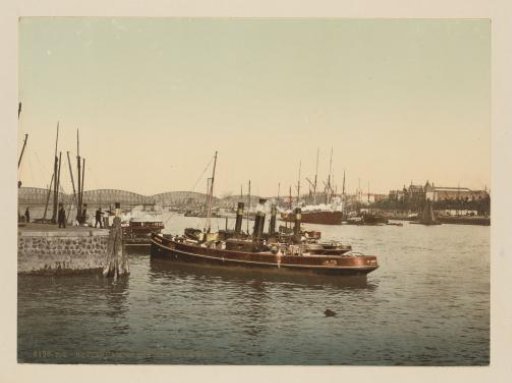 View of the River Maas in Rotterdam