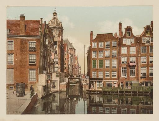 View of the Voorburgwal in Amsterdam