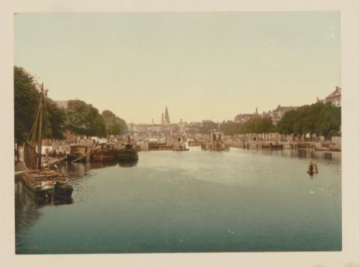 View of the Binnen-Amstel in Amsterdam