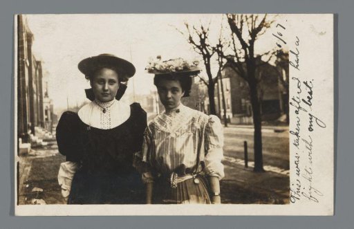 Portrait of two women (after a quarrel)
