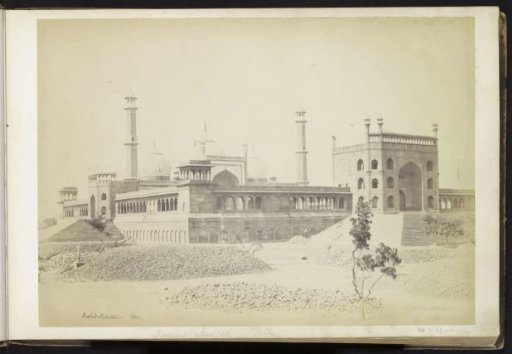 Exterior of Jama Masjid, Delhi, India