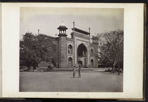 Entrance to the Taj Mahal, Agra, India