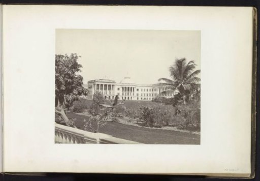 View of Government House (now Raj Bhavan) in Kolkata, West Bengal, India