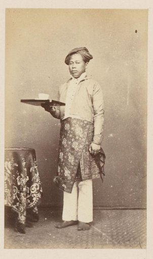 Portrait of an Indonesian servant