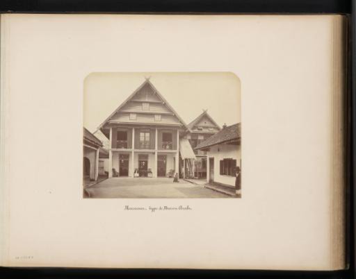Exterior of an Arab house at Makassar