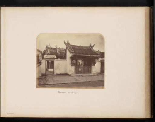 Exterior of a Chinese temple in Makassar