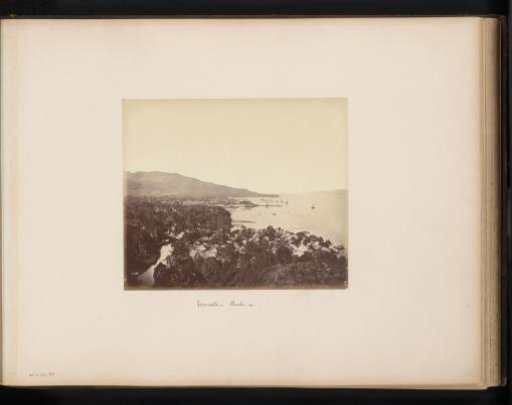 View of the roadstead of Ternate