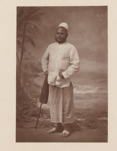 Portrait of an unknown man with an umbrella, Colombo, Sri Lanka
