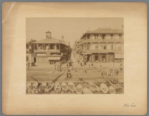 View of the center of Port Said