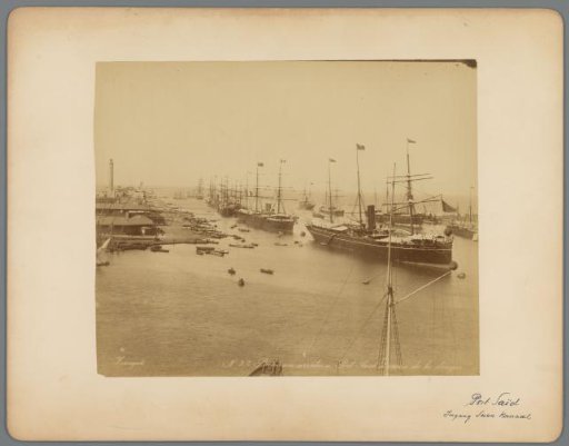 Entrance of the Suez Canal at Port Said