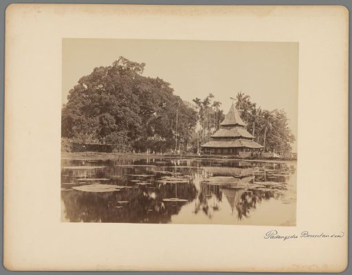 Pagoda by a Lake, West-Sumatra