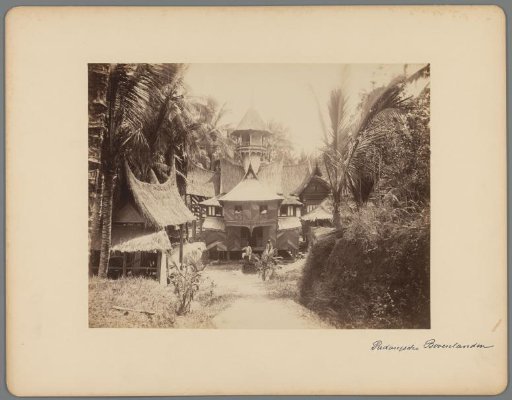 Mosque and religious school in Lintau, Tanahdatar, West-Sumatra