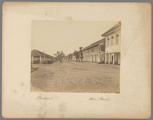 Commercial buildings along the Kali Besar, Batavia