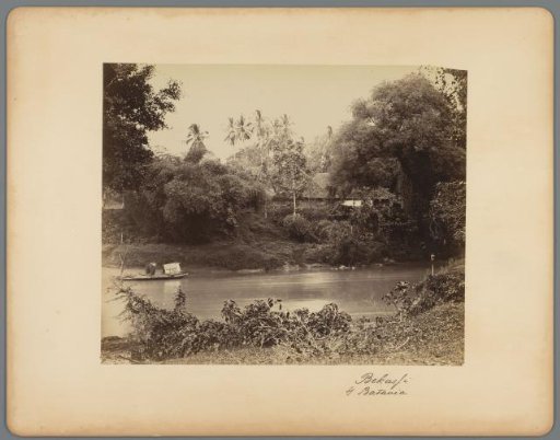 View of the Kali Bekasi near Batavia