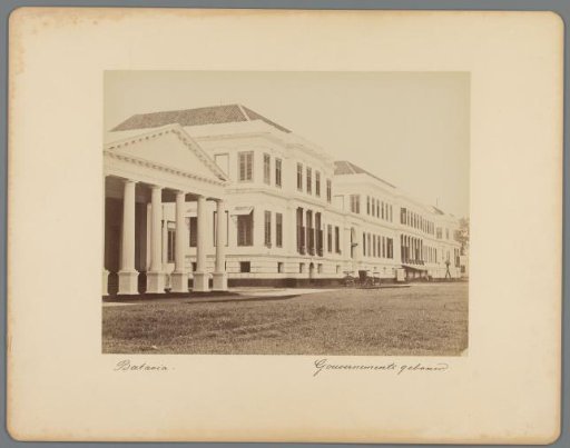 View of the Government Building in Batavia