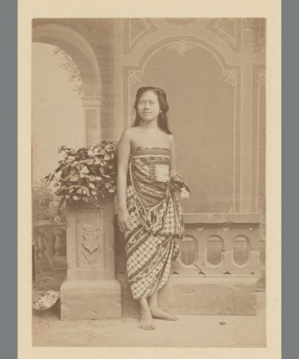 Portrait of an Unknown Woman with a Sarong