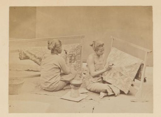 Two women batik