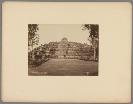 Borobudur, seen from the northwest