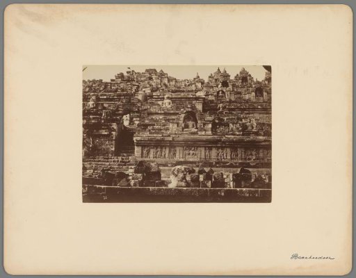 Side view of the Borobudur