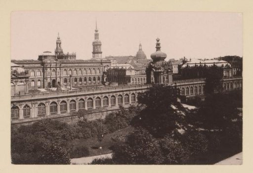 View of the Zwinger, Dresden
