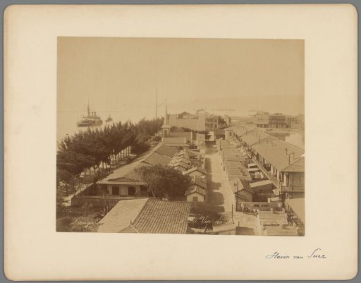 View of Port Tewfik, near the Suez Canal