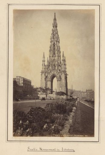 Photographic Reproduction of the Statue of Sir Walter Scott by John Steell