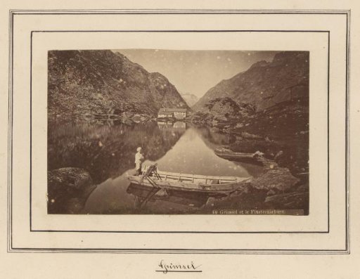 Boats on Lake Grimsel