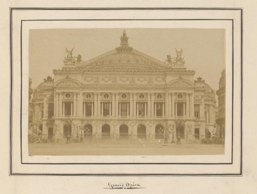 Facade of the Opéra Garnier, Paris