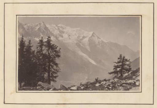 View of the Mont Blanc Massif
