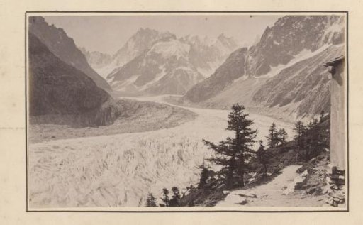 View of the Mer de Glace
