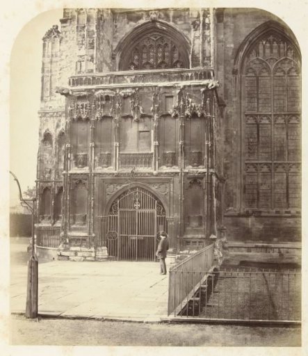 View of the South Portal of Canterbury Cathedral