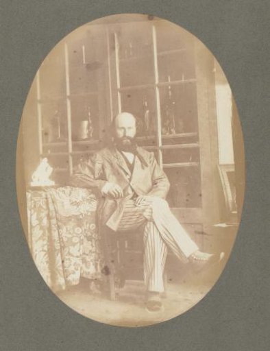 Portrait of Marie Eugène Bour for a cabinet of curiosities