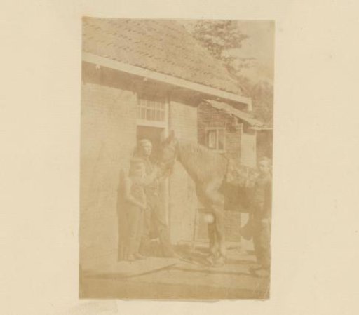 Portrait of a Man with a Horse and Two Boys