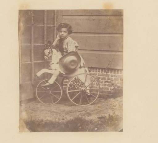 Lodewijk Asser, Son of the Photographer, on a Tricycle