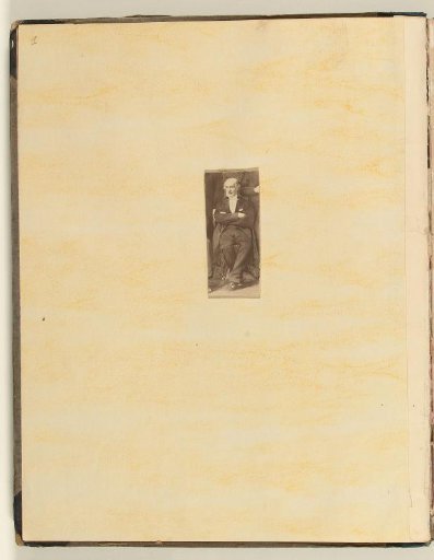 Photographic reproduction of a small photograph of Eduard Isaac Asser