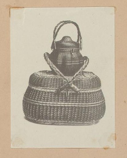 Two wicker baskets