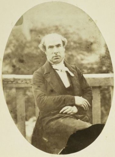 Portrait of Eduard Isaac Asser in front of the Balustrade of the Garancine Factory