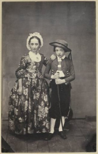 Portrait of a Boy and Girl in Theatrical Costume