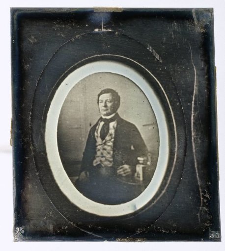 Reproduction of a portrait of Louis Asser