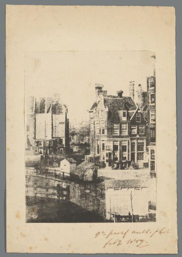 View from the photographer's house of the Rondeel Inn in Amsterdam