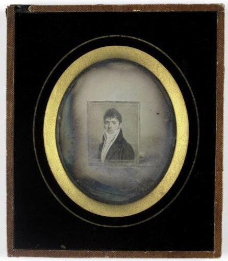 Photographic reproduction of a painted or drawn portrait of an unknown man, probably Dutch