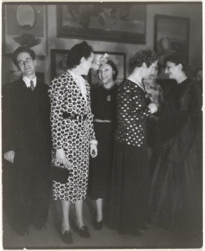 Opening of the Surrealism exhibition Galerie Robert, Amsterdam 1938