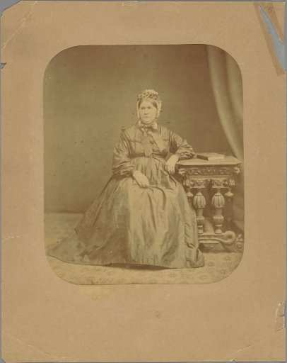 Portrait of a seated woman