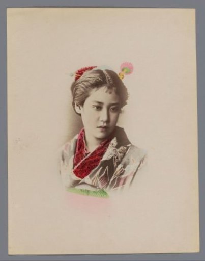 Portrait of an unknown Japanese woman