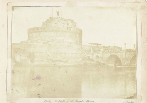View of the Castel Sant'Angelo in Rome